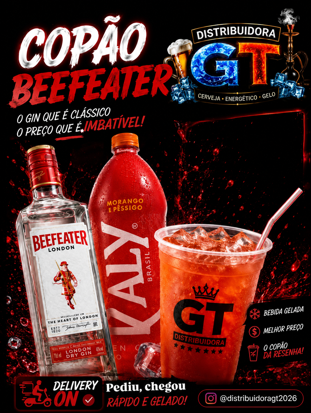 Copão gelado da GT Distribuidora
